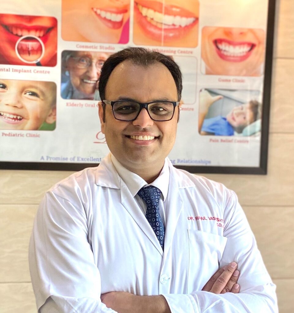 Dr. Rahul Vashishth owner of Dentxperts clinic in Panchkula sector 10